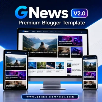 GNews V2.0 Premium Blogger Template