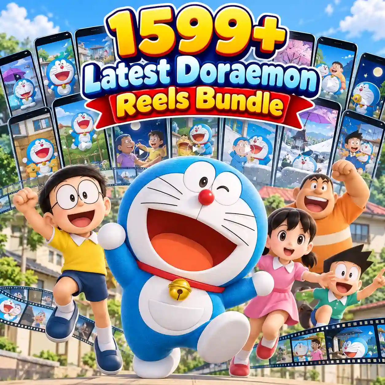 1599+ Latest Doraemon Reels Bundle