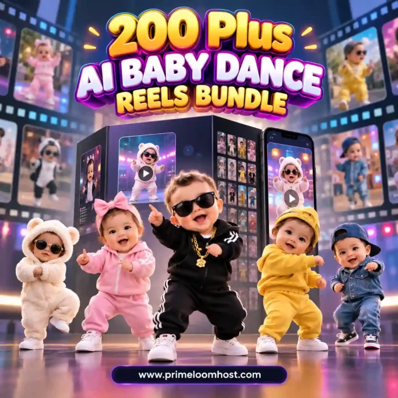 200 Plus AI Baby Dance Reels Bundle image