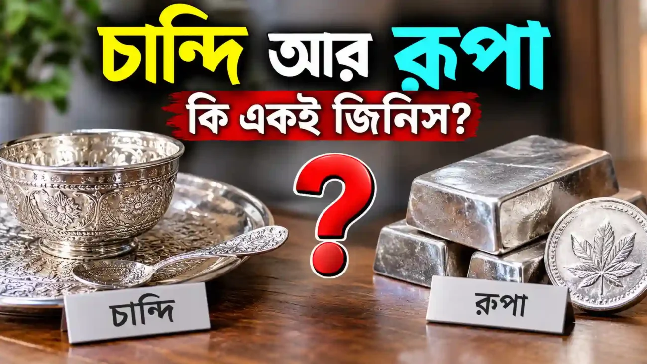 চান্দি আর রুপা কি একই জিনিস