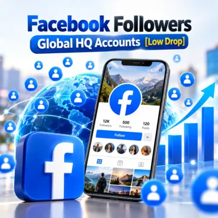 Facebook Followers Global HQ Accounts [Low Drop]