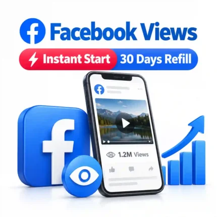 Facebook Views Instant Start 30 Days Refill