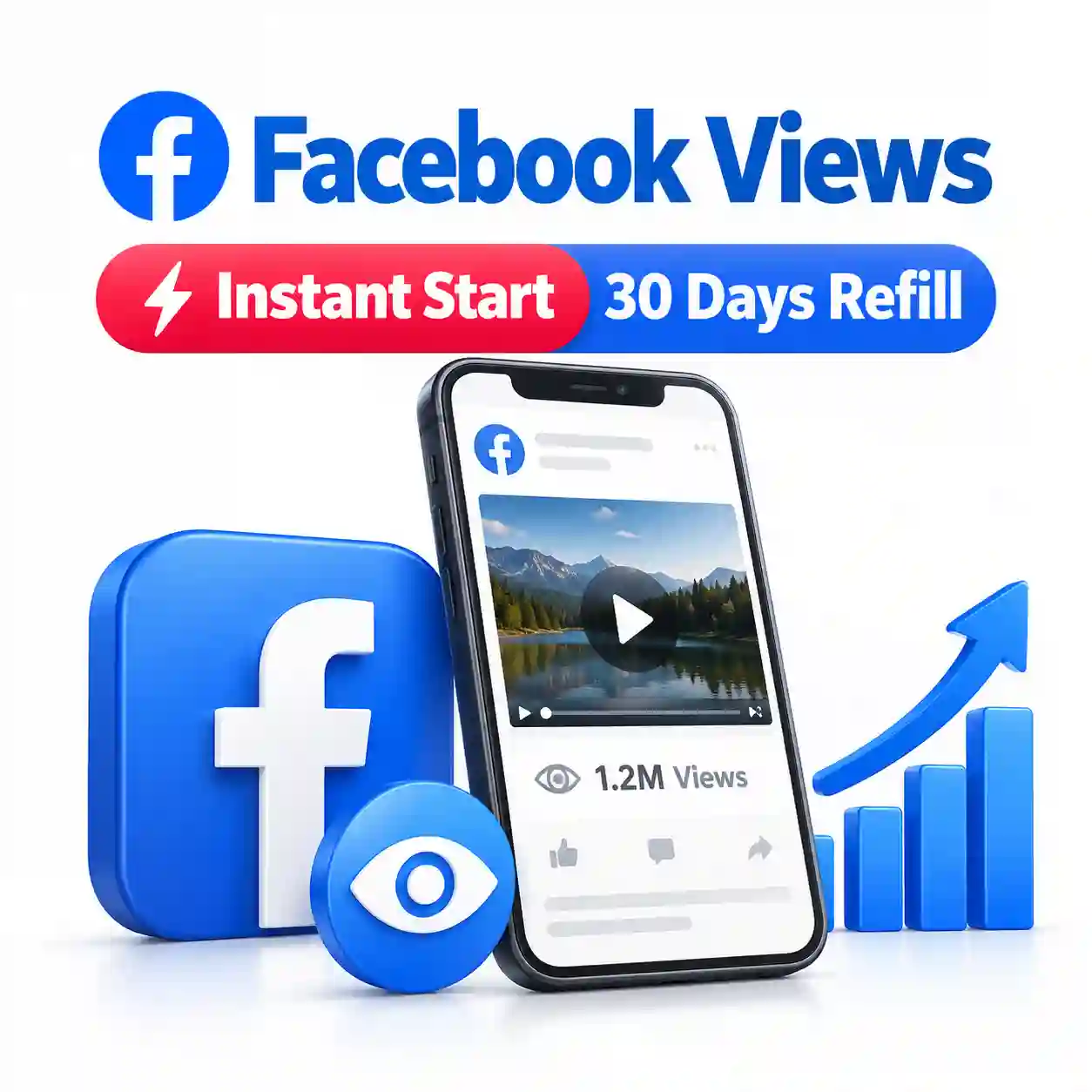 Facebook Views Instant Start 30 Days Refill Facebook Views Instant Start 30 Days Refill