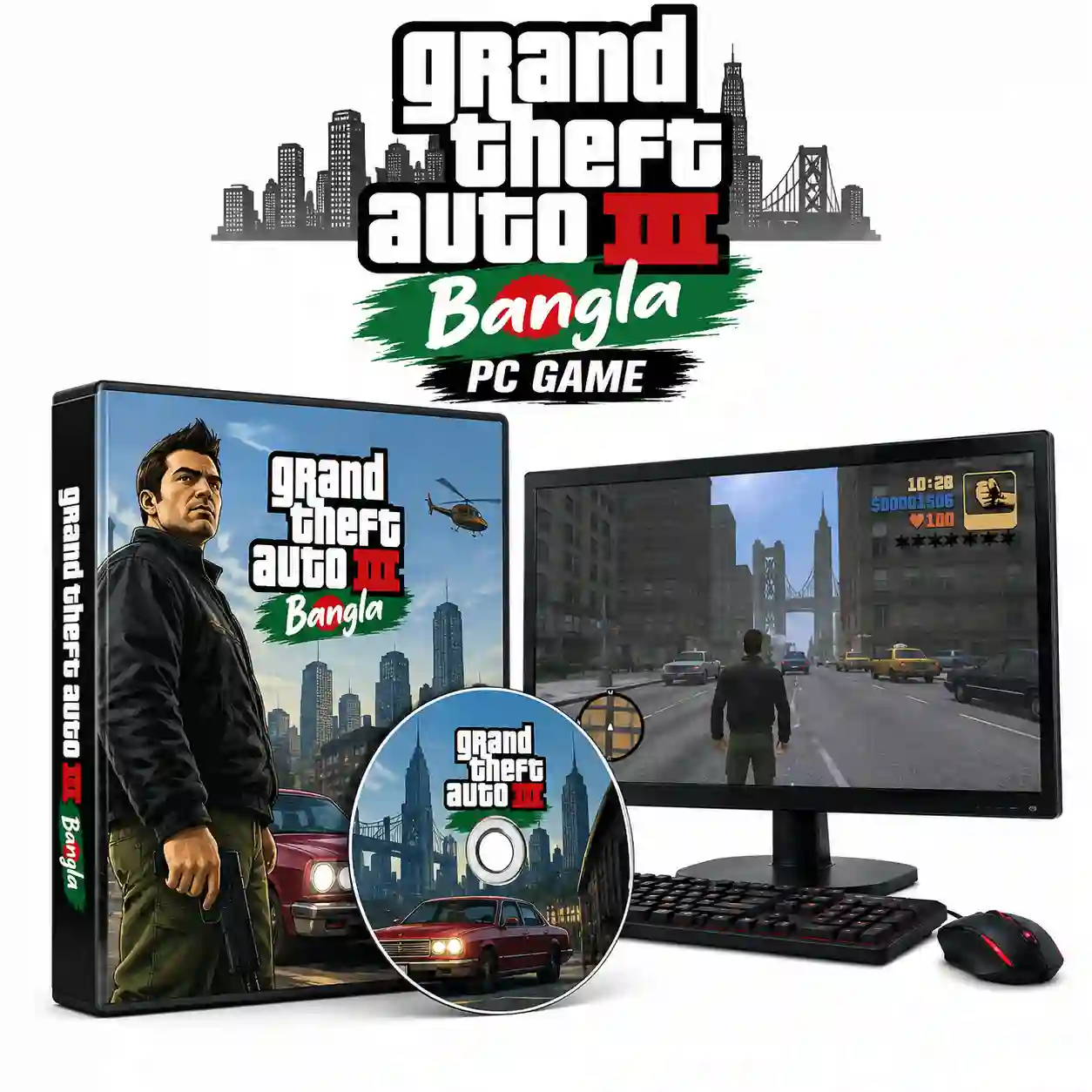 GTA 3 Bangla PC Game thumbnail GTA 3 Bangla PC Game thumbnail