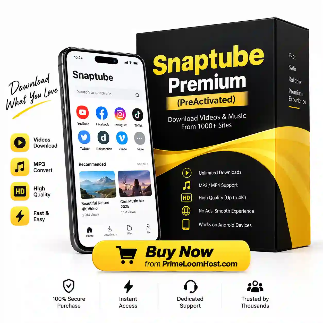 Snaptube Premium (PreActivated) Snaptube Premium (PreActivated)