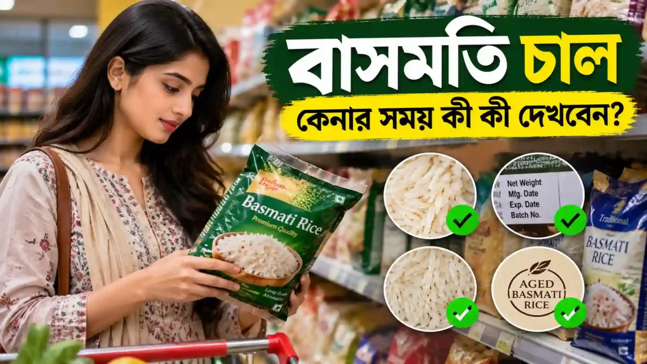 বাসমতি চাল কেনার সময় কী কী দেখবেন