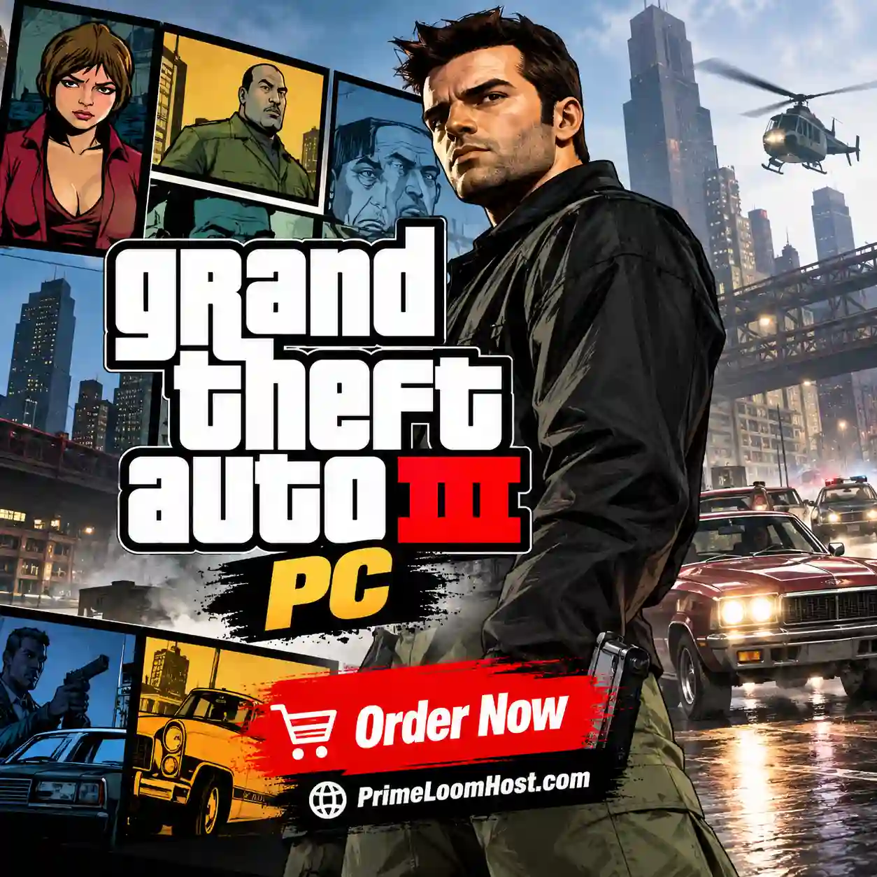 Grand Theft Auto III PC Game (Original)