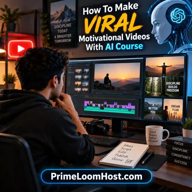 How To Make VIRAL Motivational Videos With AI Course
