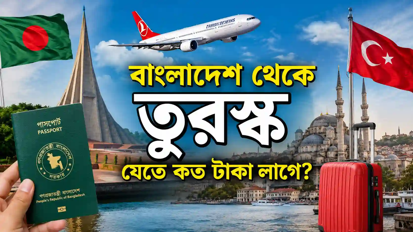 বাংলাদেশ থেকে তুরস্ক যেতে কত টাকা লাগে