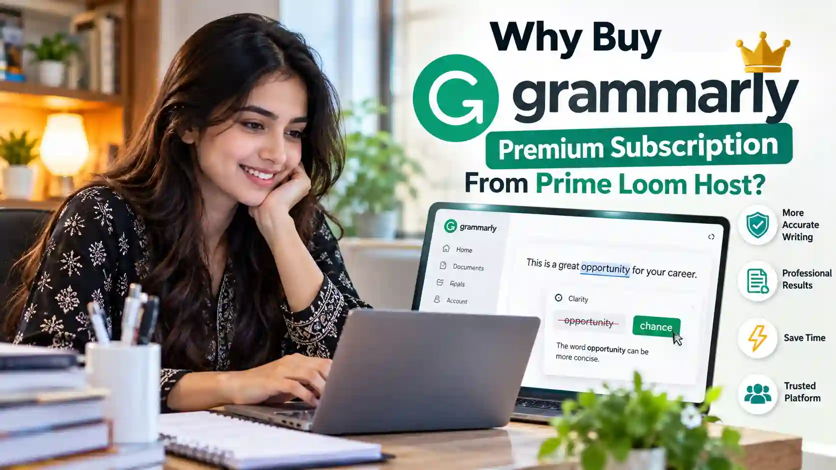 Why Buy Grammarly Premium Subscription From Prime Loom Host